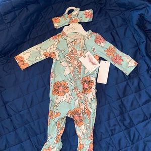 Jessica Simpson baby outfit with headband. New